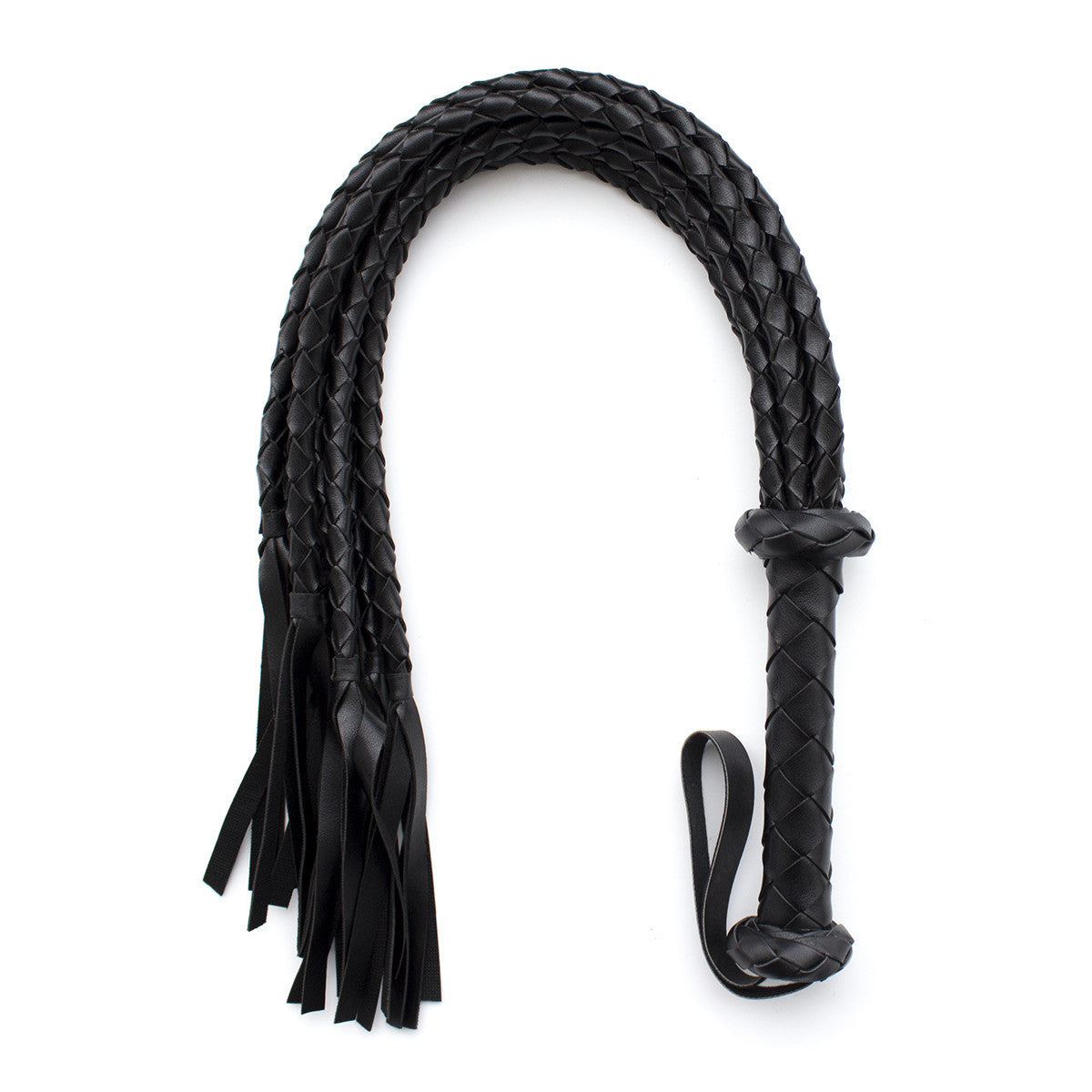 Handmade 8 Strand Leather BDSM Flogger Whip