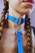 Choker Collar BDSM Choker with Leash - Discreet Collar