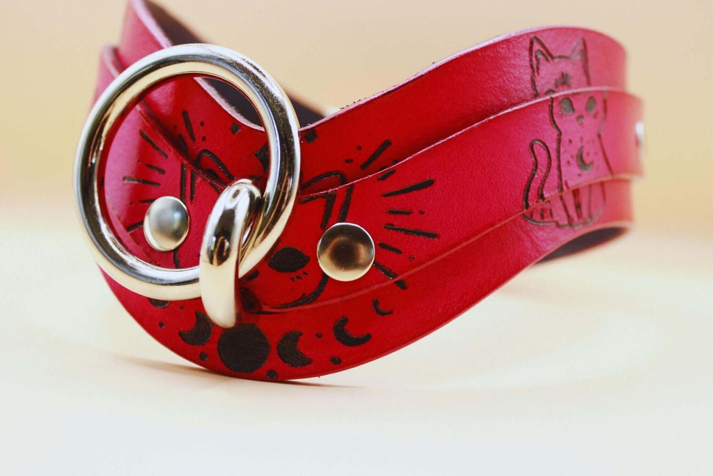 BDSM Collar for Petplay  Discreet BDSM Jewelry for Submissives